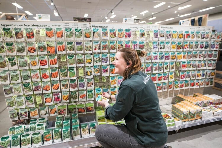 Advies in de winkel - moestuin