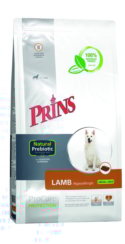 Prins Procare Protection Hypoallergic - Hondenvoer - 15 Kilogram - Lam & rijst Prins Procare Protection Hypoallergic - Hondenvoer - 15 Kilogram - Lam & rijst