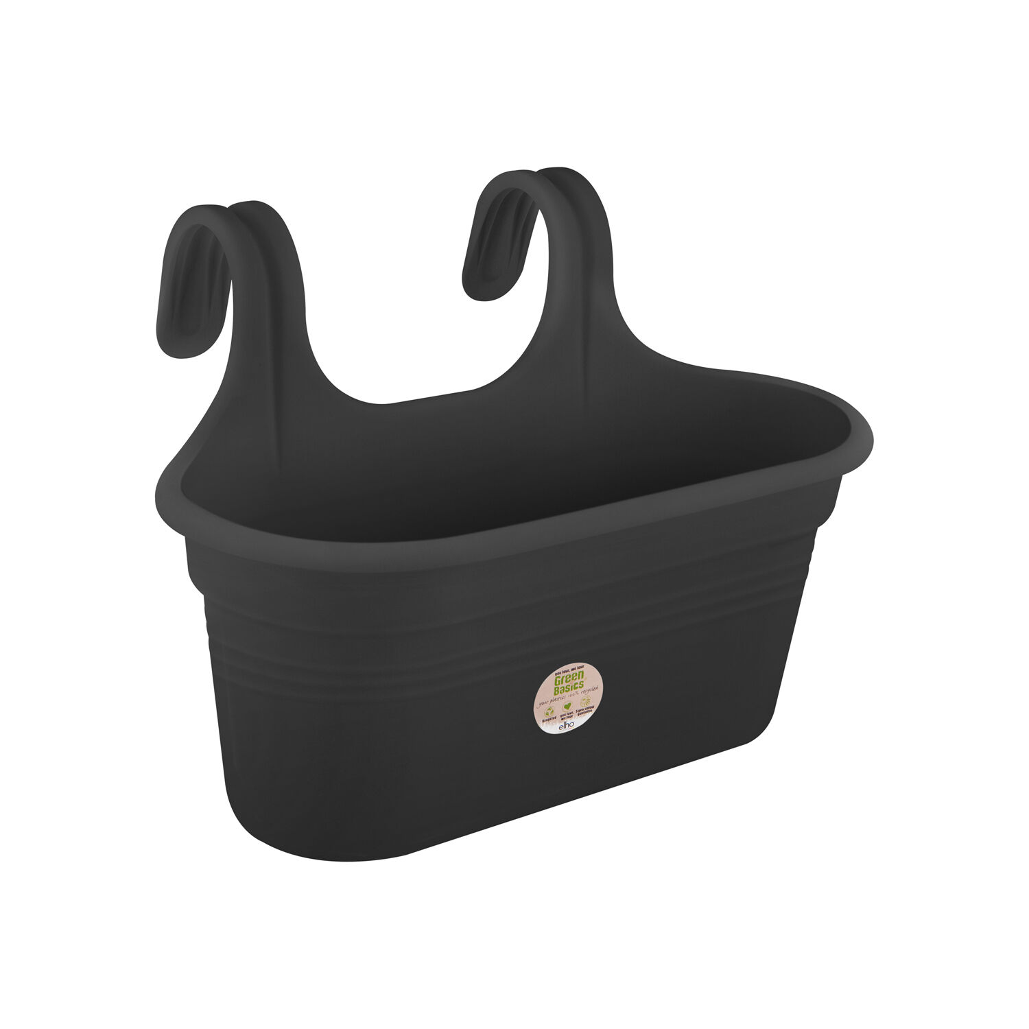 Elho Green basic - Balkonbak - Living black - 26x36x26.5 cm Elho Green basic - Balkonbak - Living black - 26x36x26.5 cm