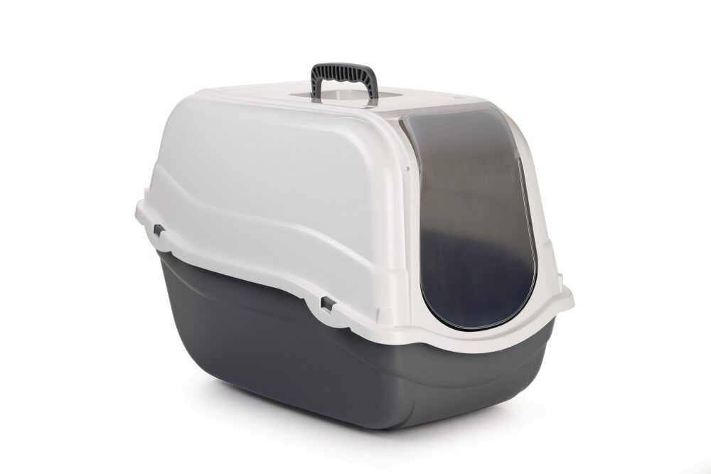 Beeztees Romeo - Kattenbak - Grijs Wit - 41x39x57 cm