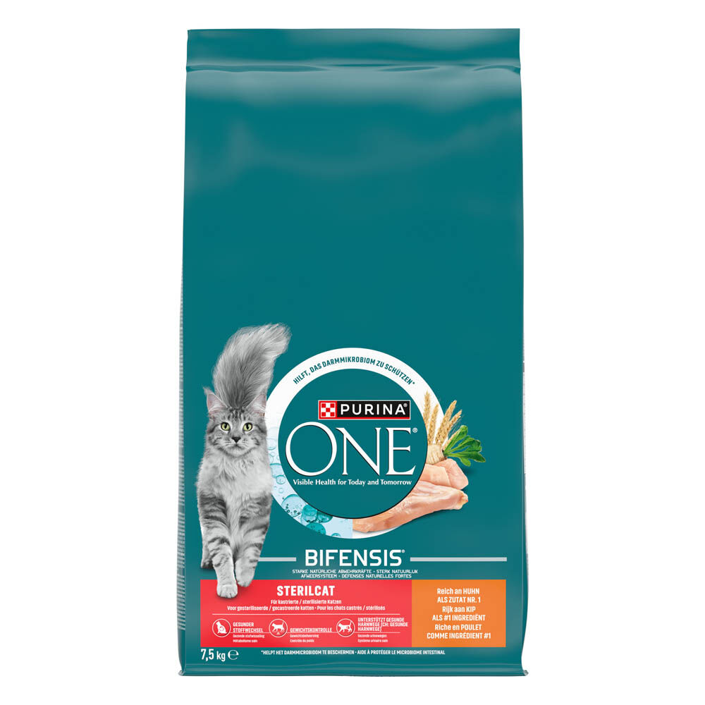 ONE Sterilcat - Kattenvoer - 7500 Gram - kip ONE Sterilcat - Kattenvoer - 7500 Gram - kip