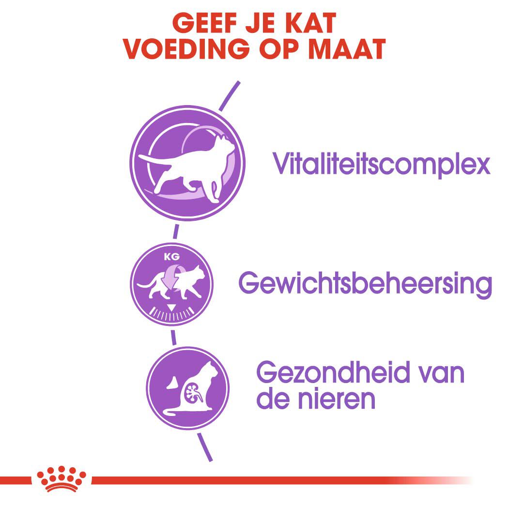 Royal Canin Sterilised +7 Regular - Kattenvoer - 3.5 Kilogram - Gevogelte