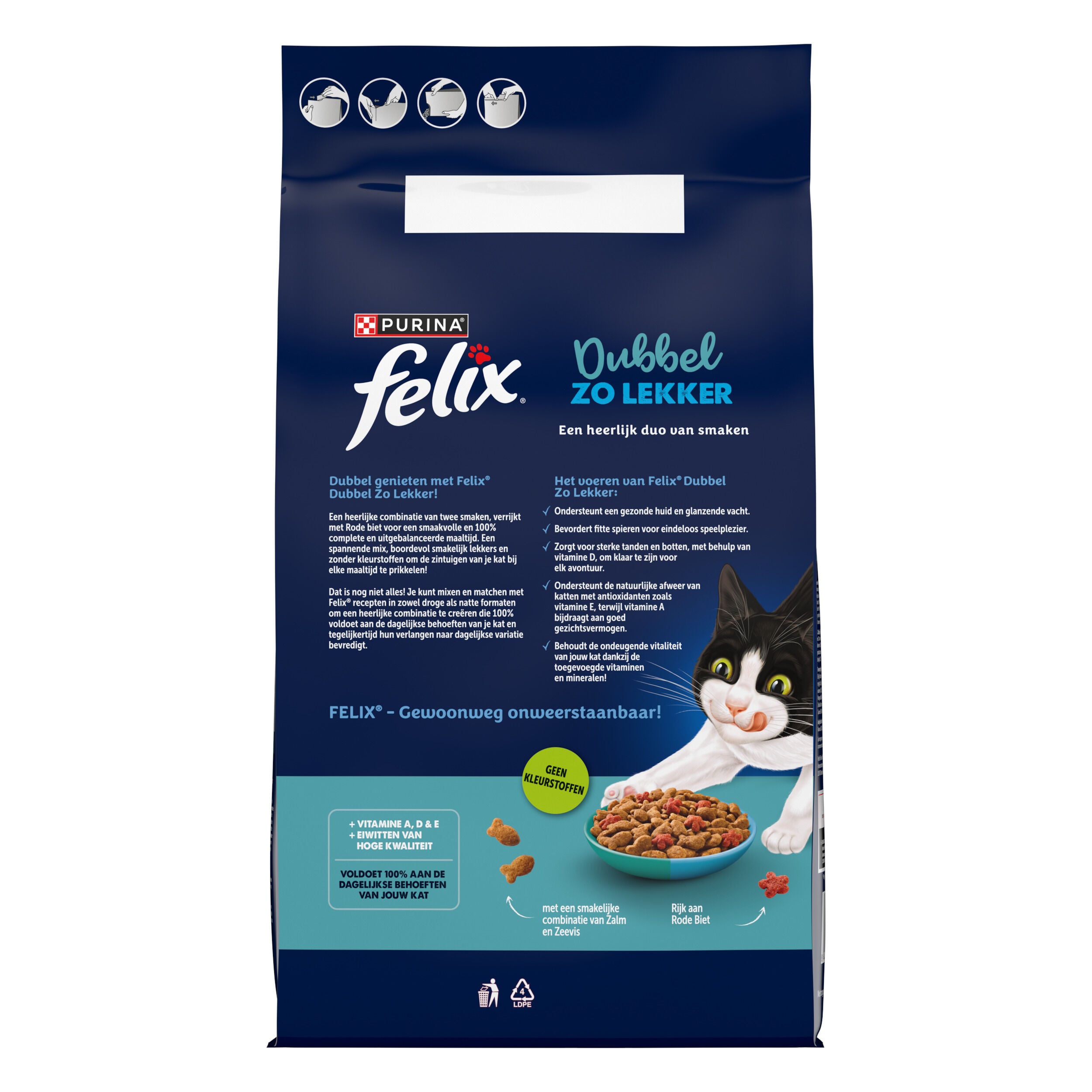 Felix Dubbel Zo Lekker - Kattenvoer - 1 Kilogram