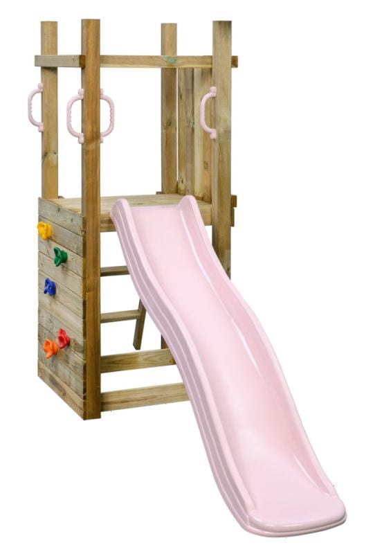 Swing King Irma - Speeltoren - Roze - Hout