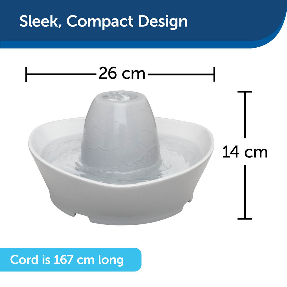 Petsafe Streamside - Drinkfontein - Wit - 14x26x26 cm