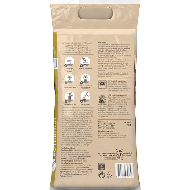 Pokon Kamerplant - Potgrond - 10 Liter