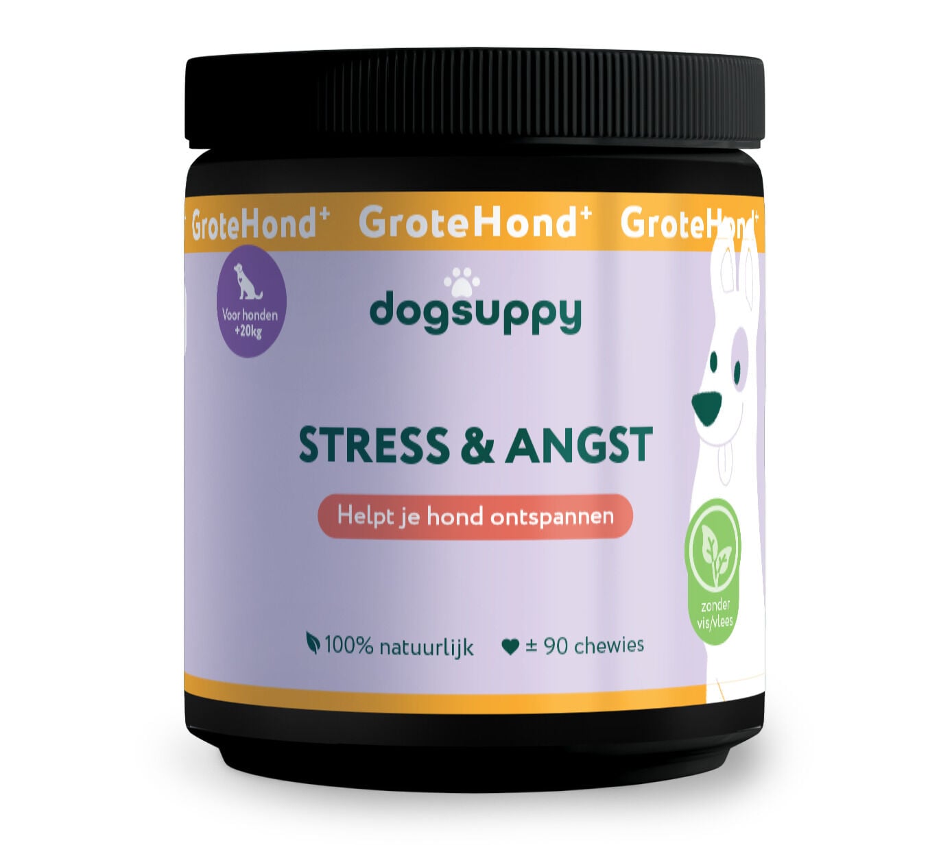 Dogsuppy Anti stress en angst - >20 kg - Kalmeringsmiddel Hond