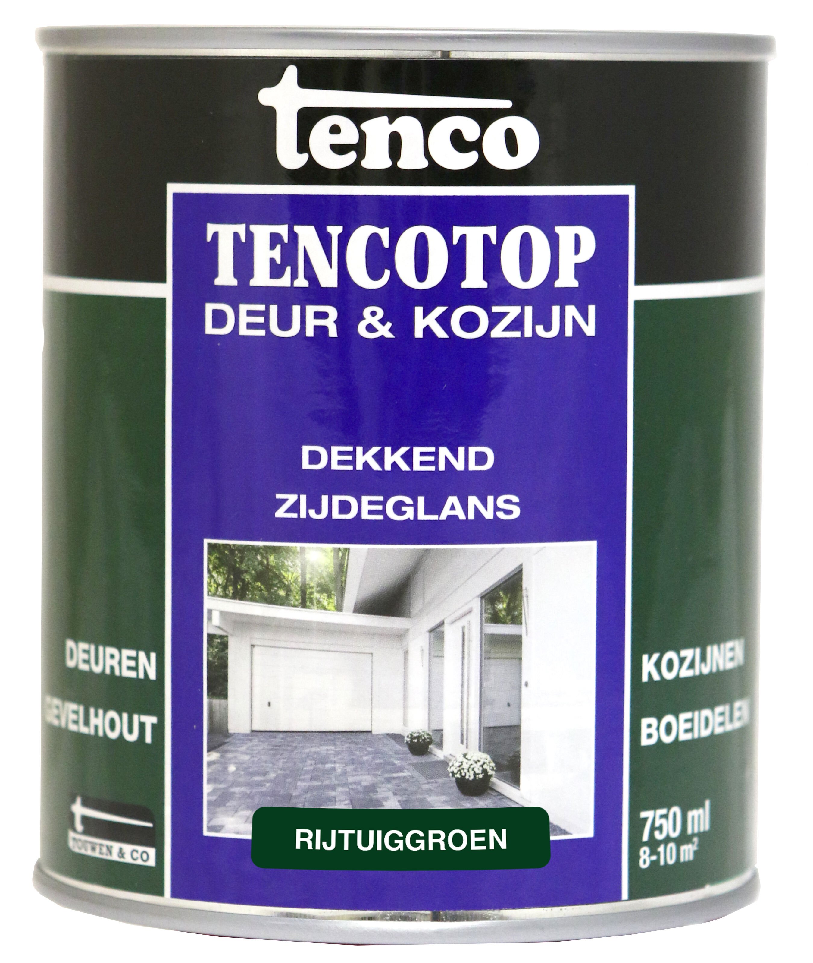 Tenco - Tencotop Houtbescherming - 750 Milliliter - Rijtuiggroen