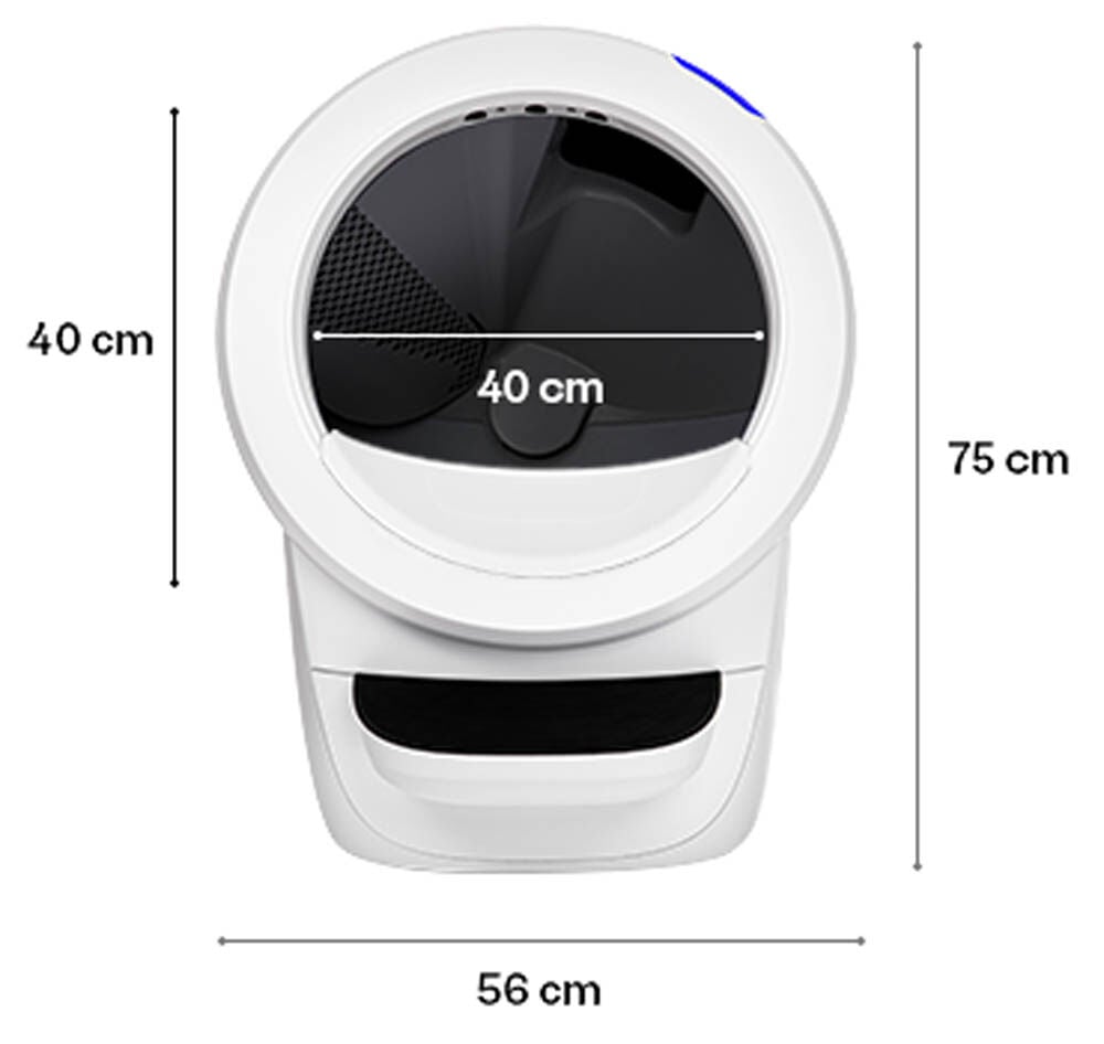 Whisker Litter Robot 4 - Automatische kattenbak - Wit - 75x56x1 cm