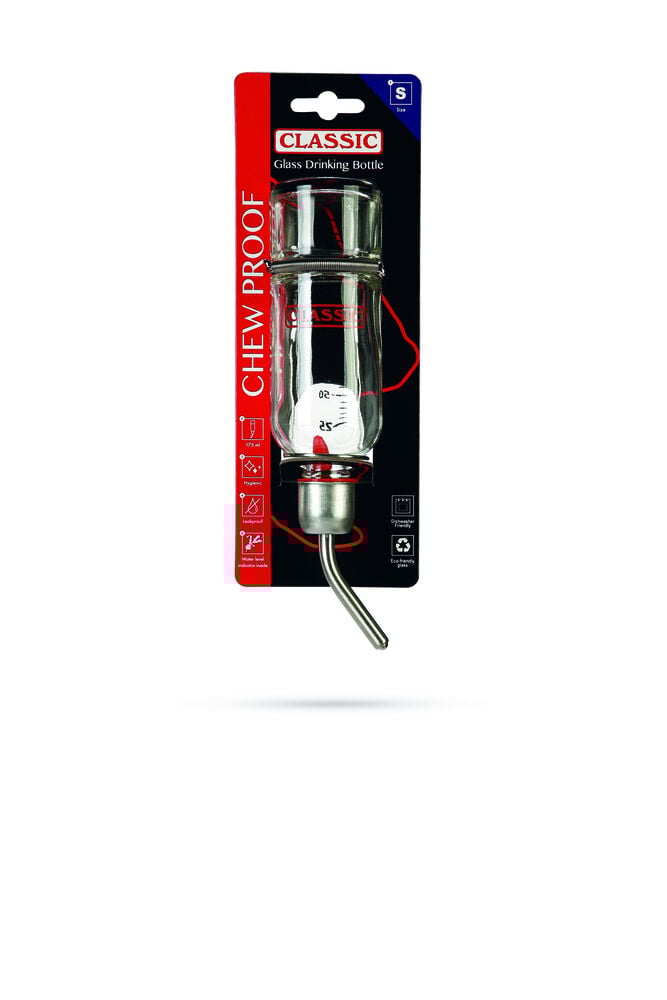 Classic Glas - Drinkfles - 175 Milliliter - 27.2x9x4.5 cm