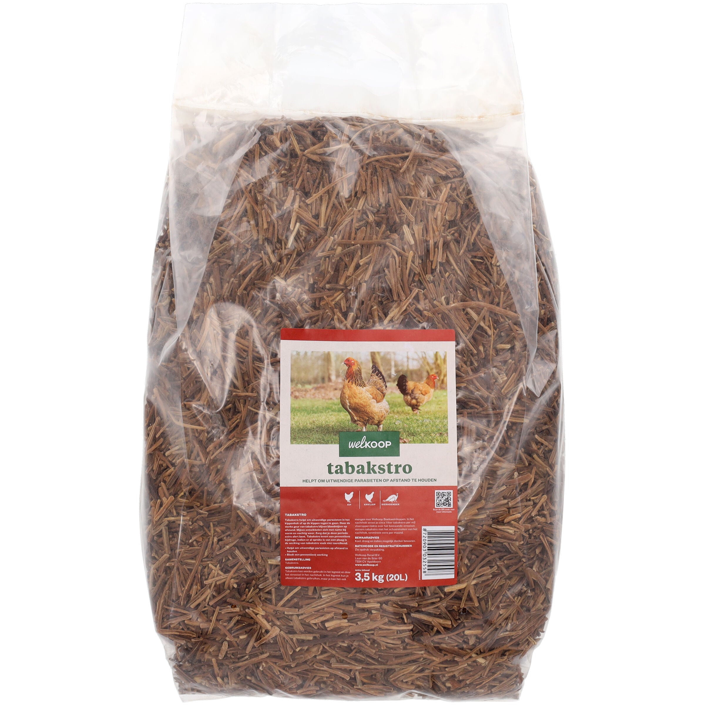 Welkoop - Tabakstro baal - Anti - parasietenmiddel - 3.5 Kilogram