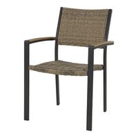 Lesli Living Arezzo - Tuinstoel - Bruin - 87x62x52 cm