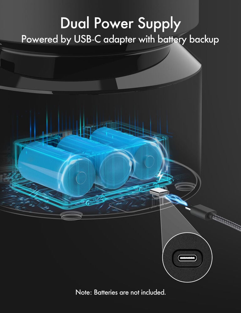 PETLIBRO Granary Duo - Automatische kattenvoerbak - Zwart - 26x36x36 cm