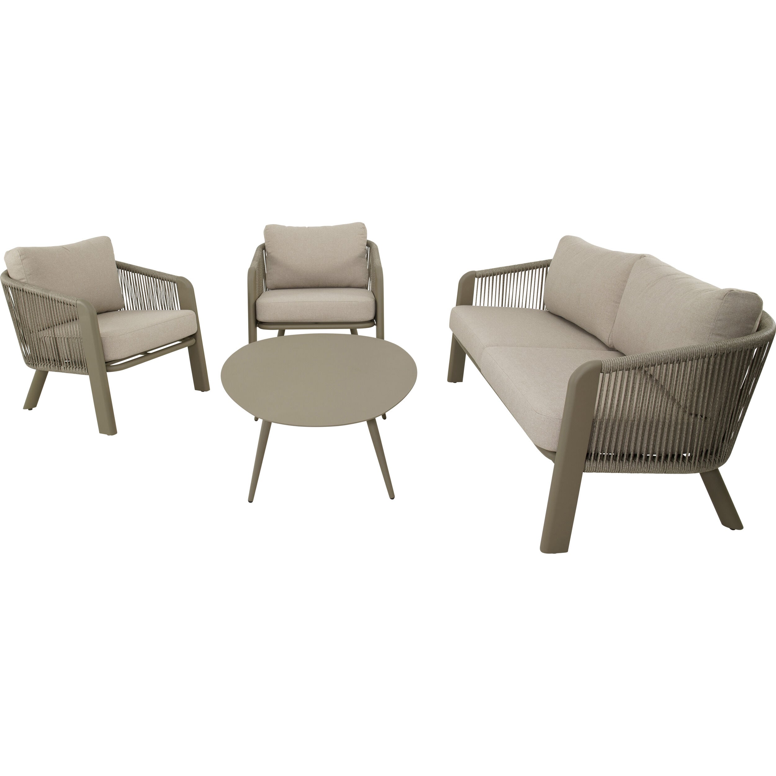 Lesli Living Tanoa - Loungeset - 208x48x77 cm