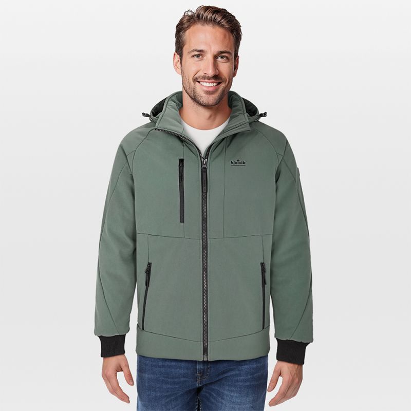 Kjelvik Duke - Softshell jas - Groen - 2XL