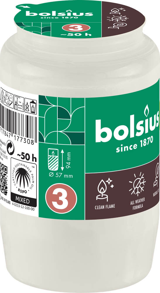 Bolsius Compo NR3 - Herdenkingslicht