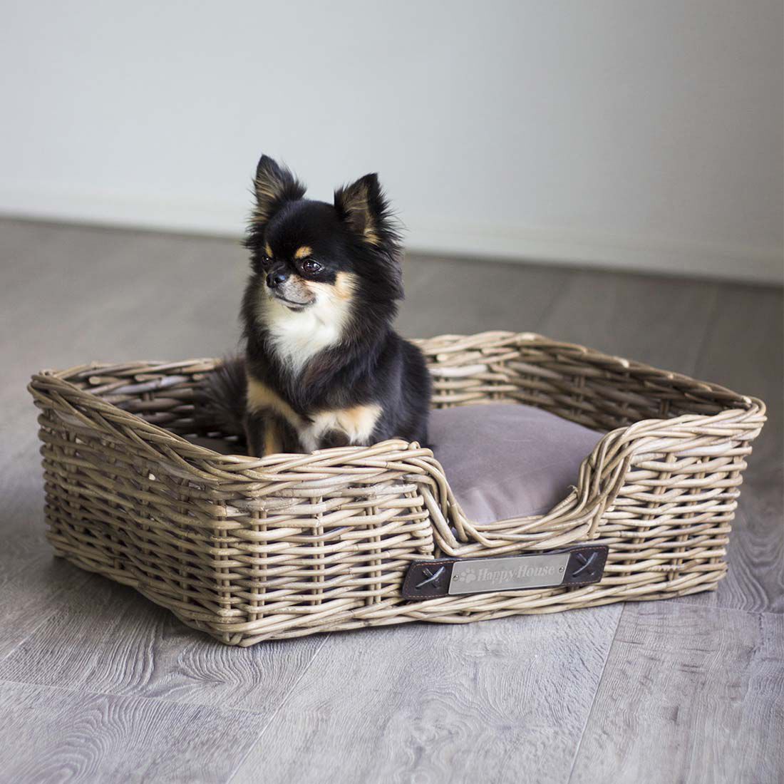 Happy-House Riet - Hondenmand - Beige/Bruin - 10x90x30 cm - S