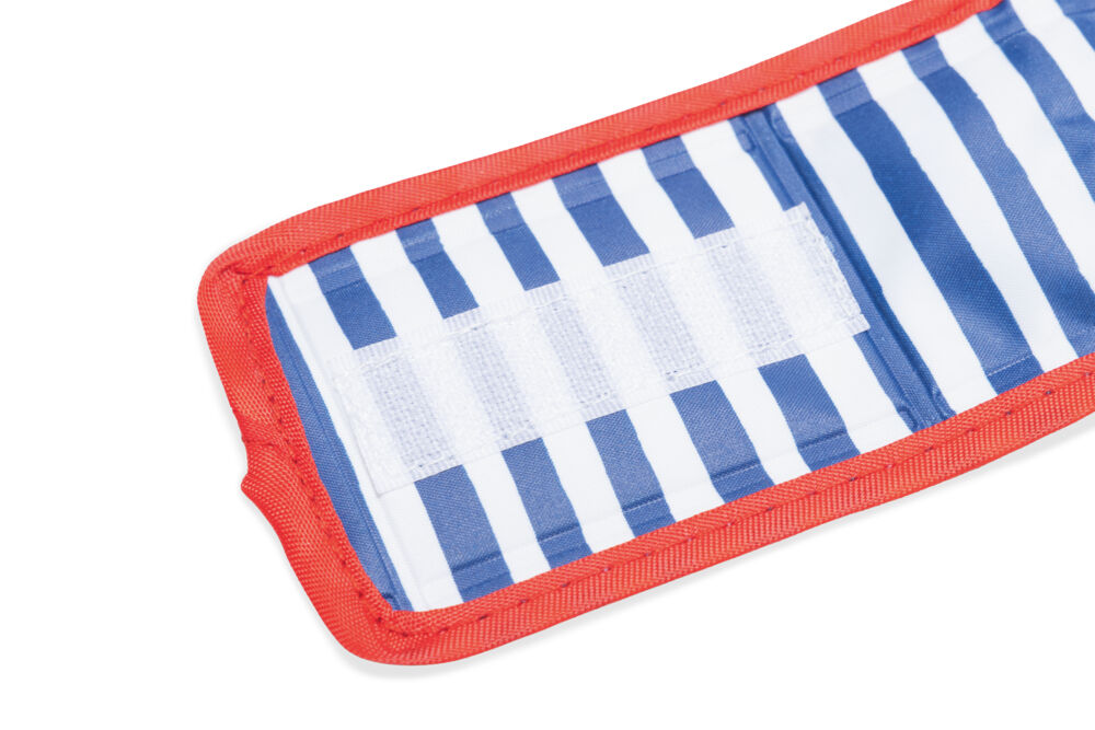 Beeztees - Verkoelingshalsband - M - Blauw - Wit
