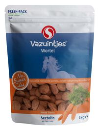 Sectolin Vazuintjes - Paardensnoepjes - 1 Kilogram - Wortel
