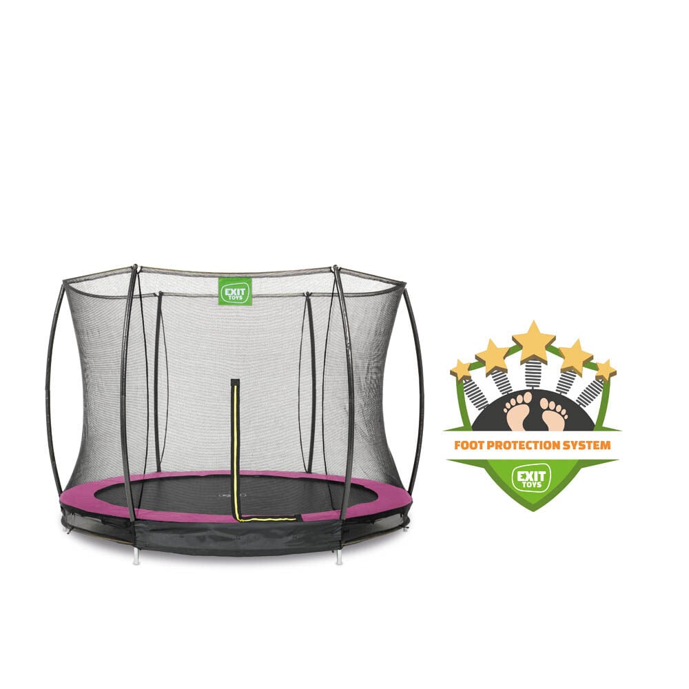 Exit Silhouette - Inground trampoline - Roze - 244 cm