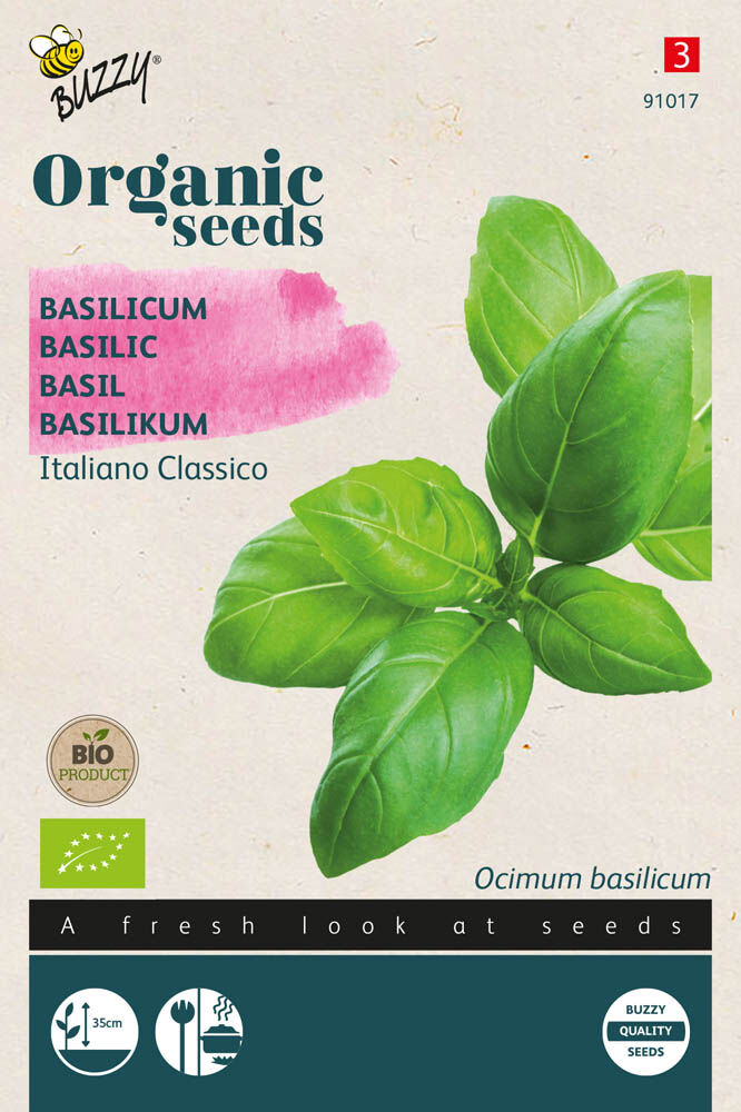 Buzzy Basilicum Ocimum basilicum Genovese - Kruidenzaden Buzzy Basilicum Ocimum basilicum Genovese - Kruidenzaden