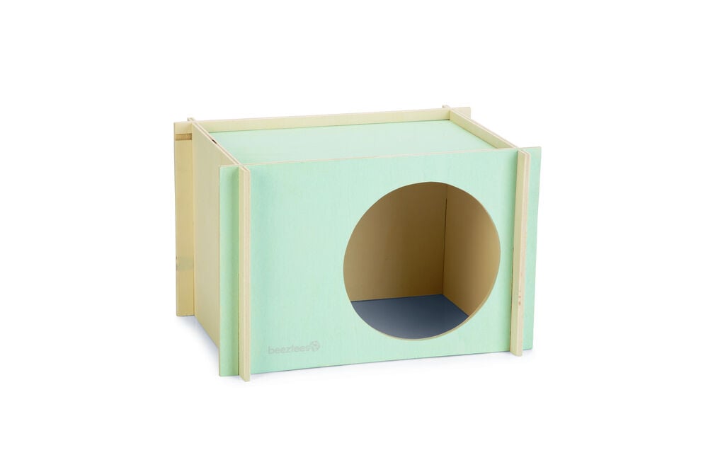 Beeztees Bildup - Caviahuis - Mint - 18x20x28 cm - M Beeztees Bildup - Caviahuis - Mint - 18x20x28 cm - M