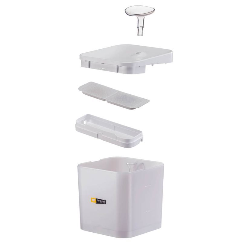 Ferplast Ares - Drinkfonteint kat - Wit - 20x16 cm