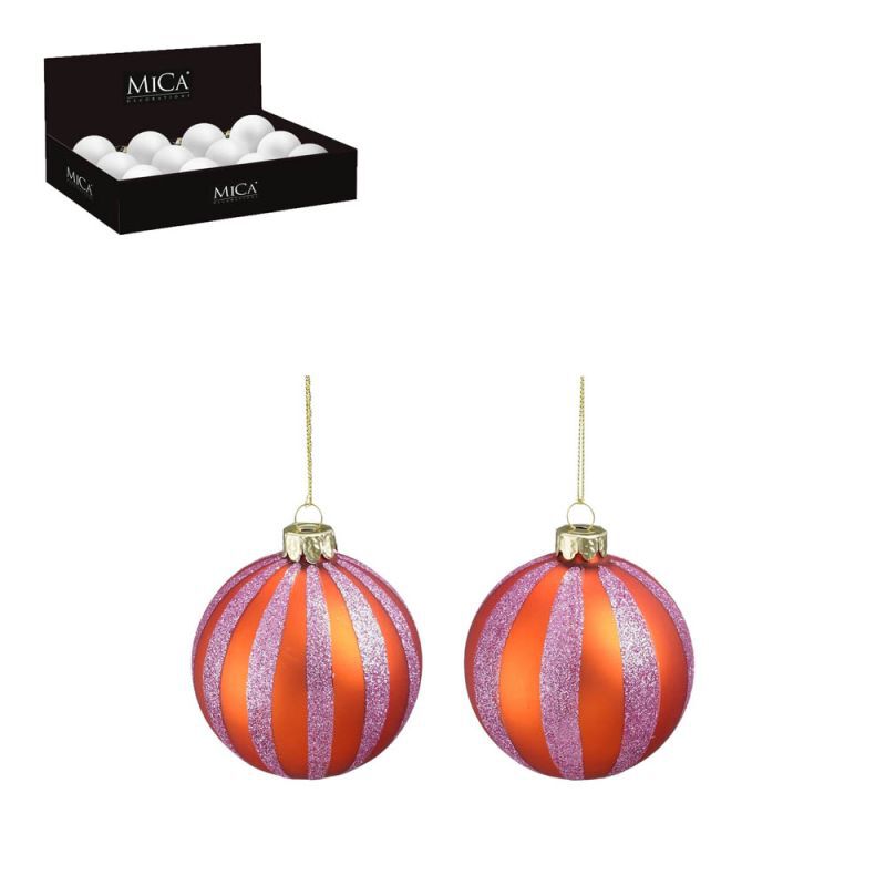 Mica Decorations - Kerstballen - Paars Mica Decorations - Kerstballen - Paars