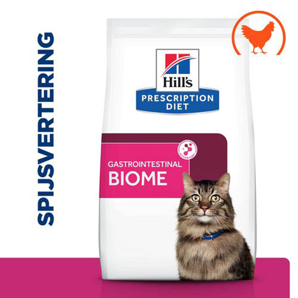 Hill's Prescription Diet Gastrointestinal BIOME - Kattenvoer - 3000 Gram - kip
