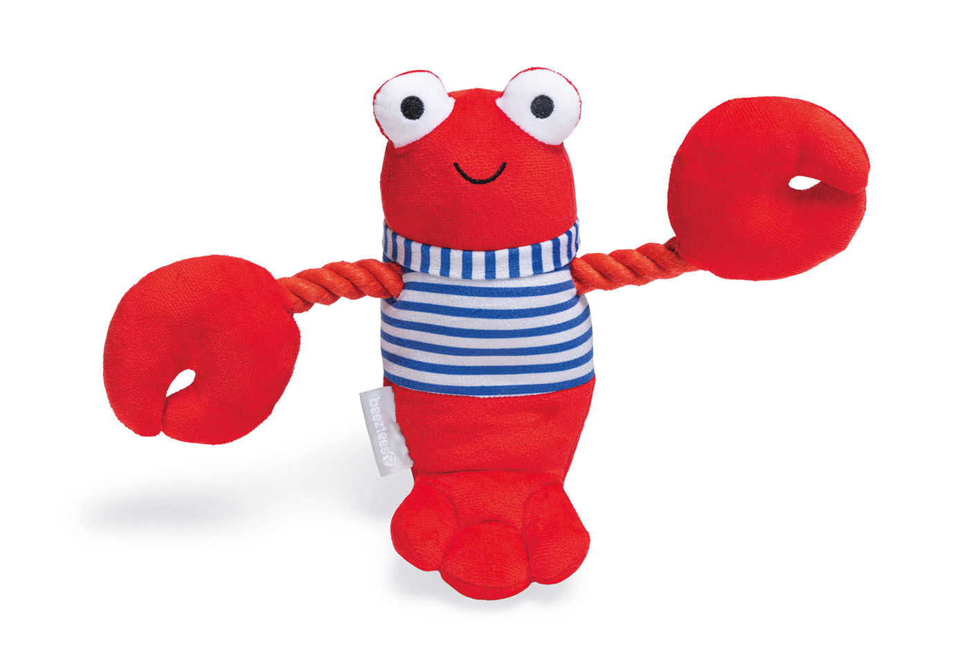 Beeztees Kreeft Frits - Knuffel - Hondenspeeltje - Rood - 13x38x24 cm Beeztees Kreeft Frits - Knuffel - Hondenspeeltje - Rood - 13x38x24 cm