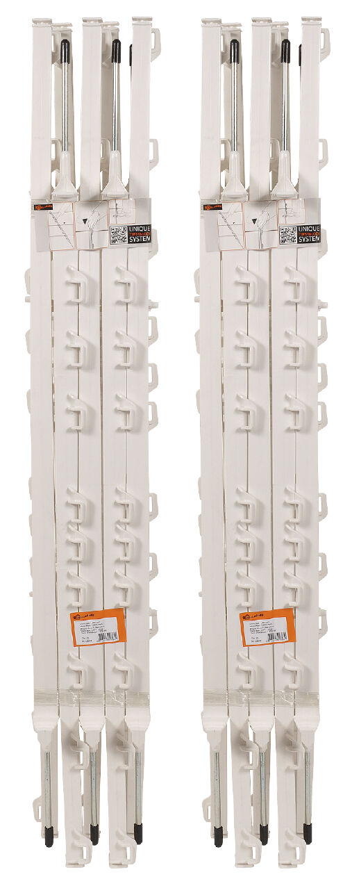 Gallagher Vario palen - Duopack - 111 cm - 10 Stuks - Wit - 30 cm - 100 cm