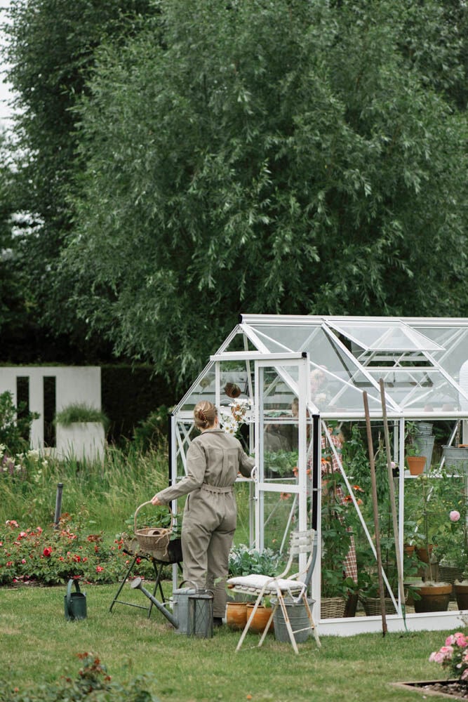 Royal Well Mary III - Tuinkas - Wit - 241x212x360 cm - Veiligheidsglas & polycarbonaat