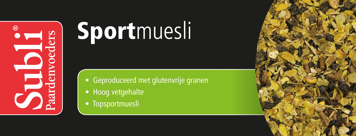 Subli Muesli - Sport/ Prestatie - Paardenvoer - 15 Kilogram - Zak