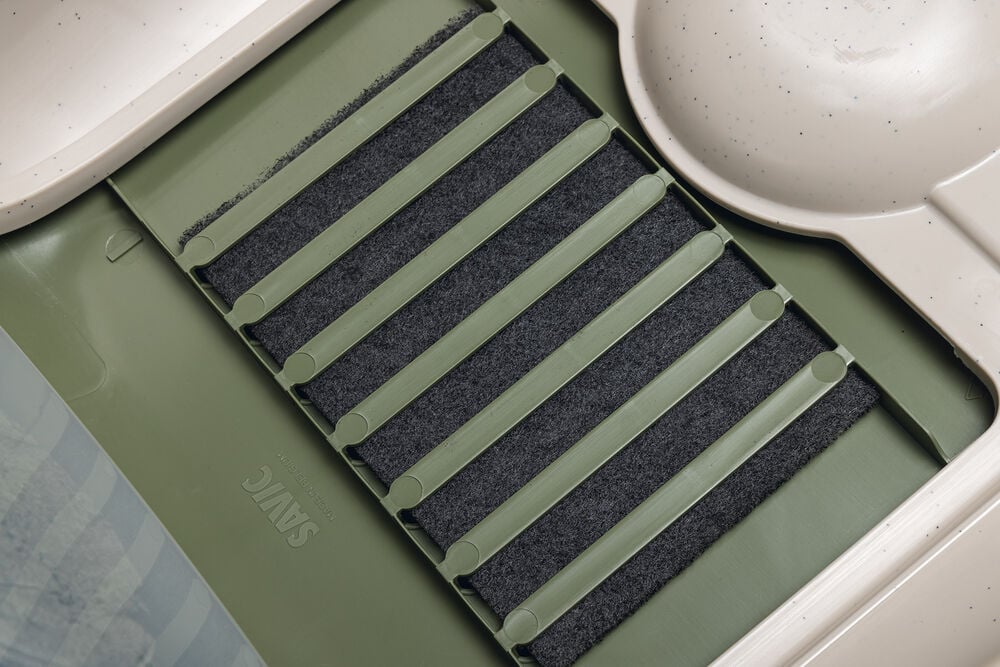 Savic Nestor Happy Planet - Kattenbak - Groen - 39x39x56 cm