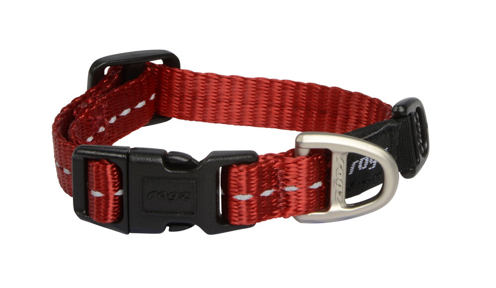 Rogz Utility - Halsband Hond - rood - 16 tot 22 cm Rogz Utility - Halsband Hond - rood - 16 tot 22 cm