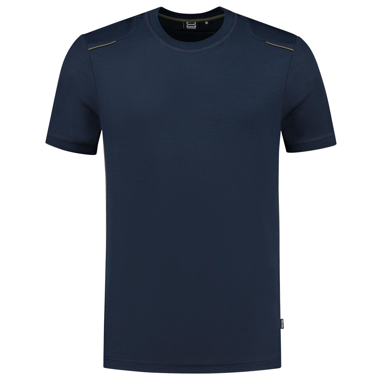 Tricorp Accent 102703 - T-shirt - Blauw/Taupe - 2XL Tricorp Accent 102703 - T-shirt - Blauw/Taupe - 2XL