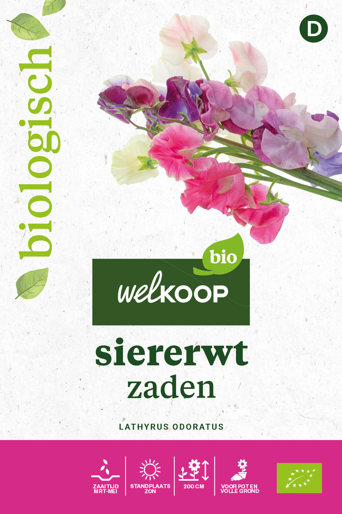 Welkoop Bio - Siererwt Zaden Welkoop Bio - Siererwt Zaden
