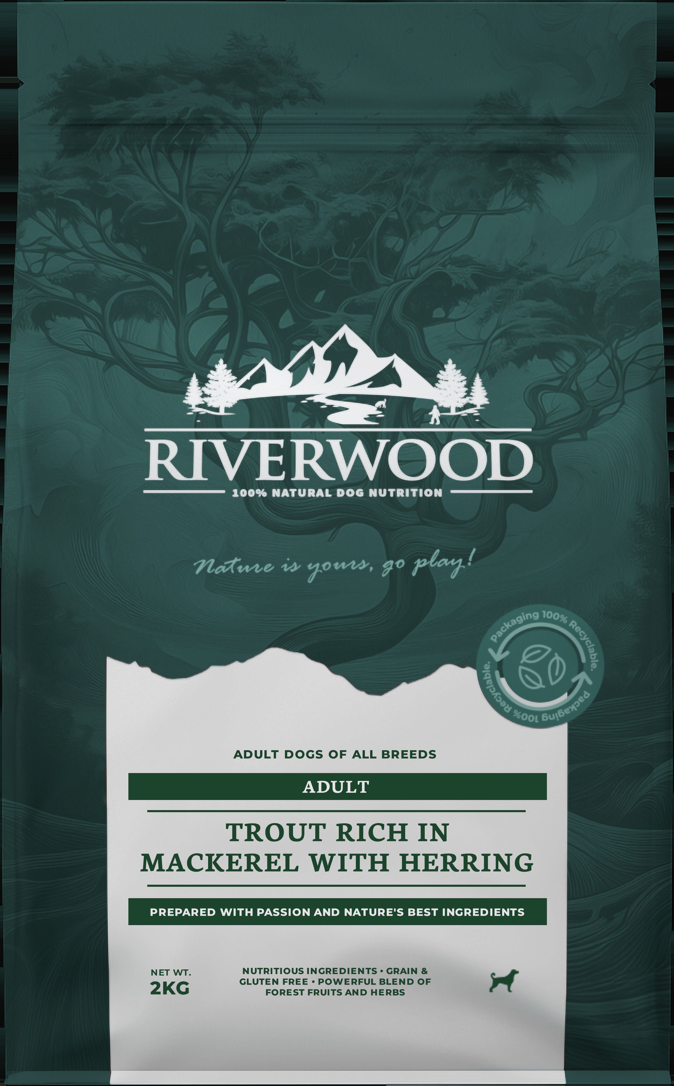 Riverwood Adult - Hondenvoer - 2 Kilogram Riverwood Adult - Hondenvoer - 2 Kilogram