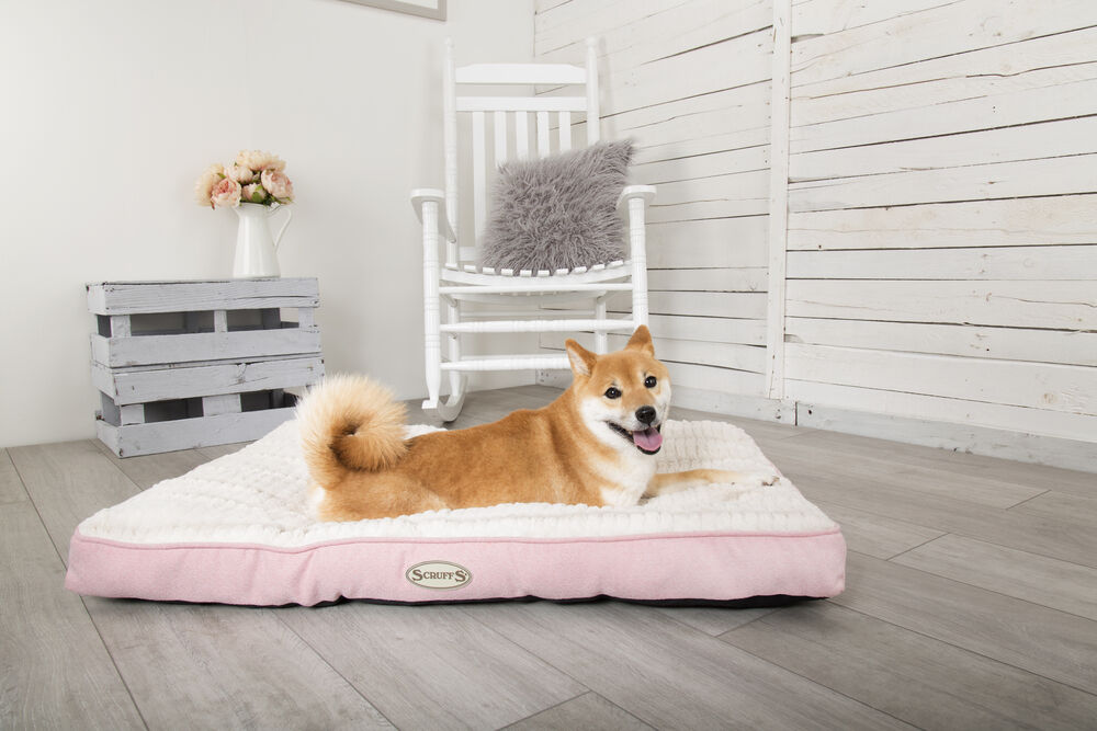 Scruffs Ellen - Hondenkussen - roze - 1x70x100 cm - L
