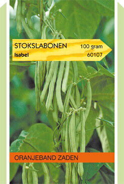 Oranjeband zaden Stokslabonen Isabel - Groentezaden