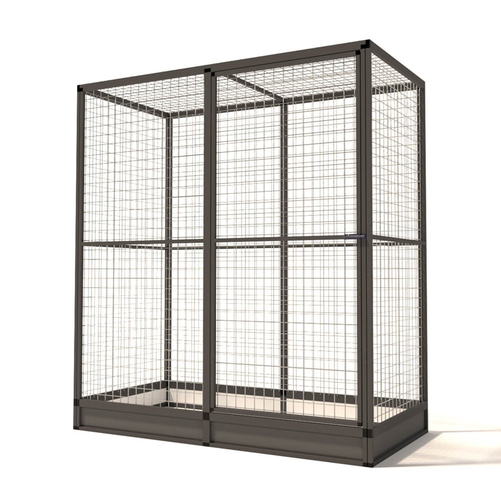 Glorenza Noa - Kattenren - Antraciet - 193x86x176 cm Glorenza Noa - Kattenren - Antraciet - 193x86x176 cm