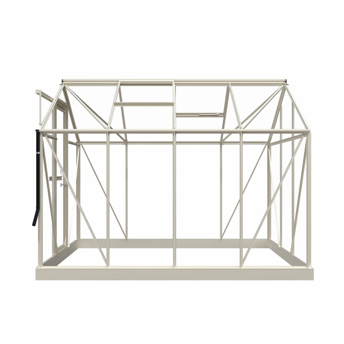 Royal Well Mary II - Tuinkas - Wit - 241x212x291 cm - Veiligheidsglas