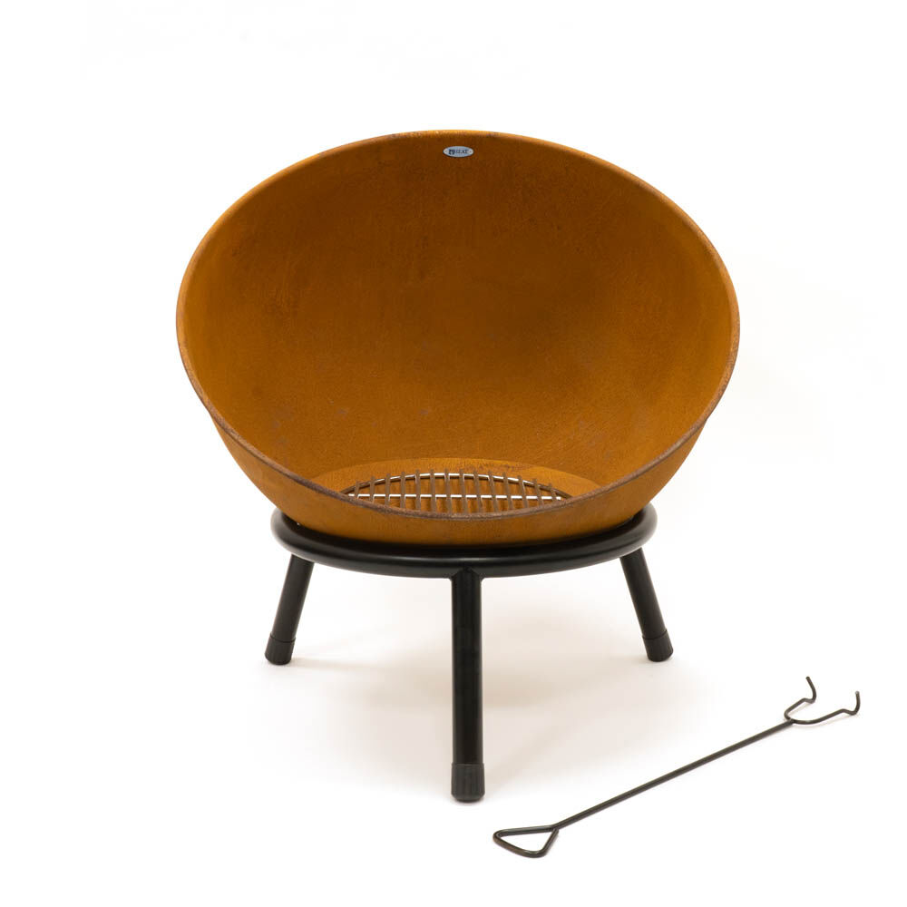 HEAT Kappa - Vuurschaal - Rond - Bruin - 60 cm