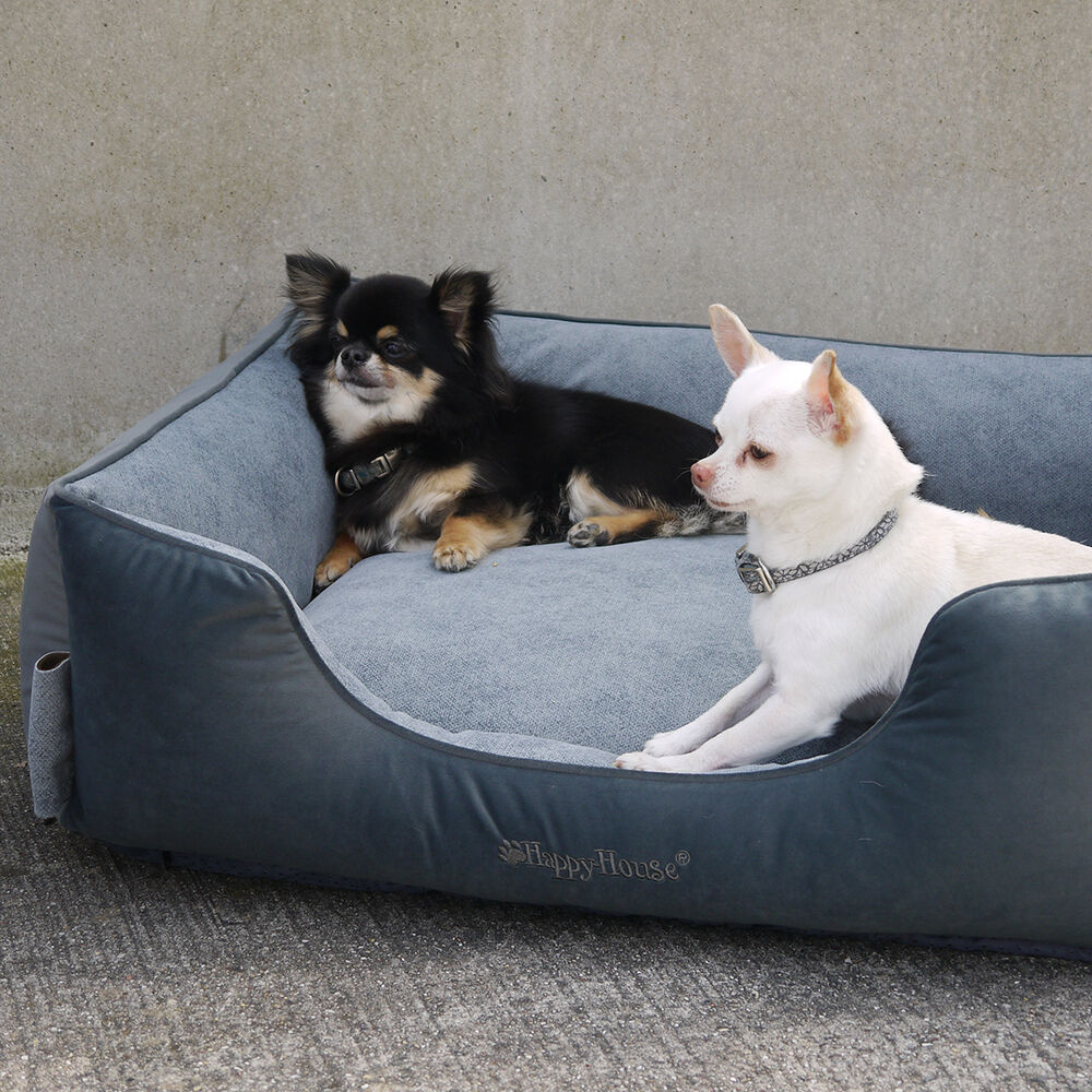 Happy-House Soft Melange Orthopedisch - Hondenmand - Grijs - 20x45x55 cm - Klein