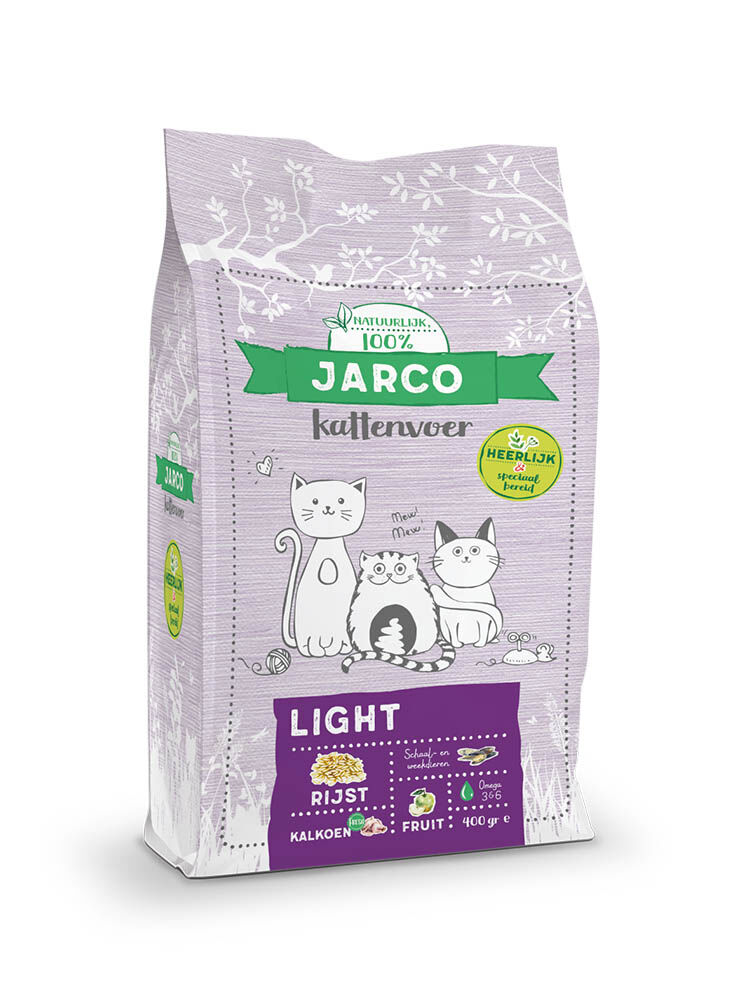 Jarco Light - Kattenvoer - 2 Kilogram - kalkoen Jarco Light - Kattenvoer - 2 Kilogram - kalkoen