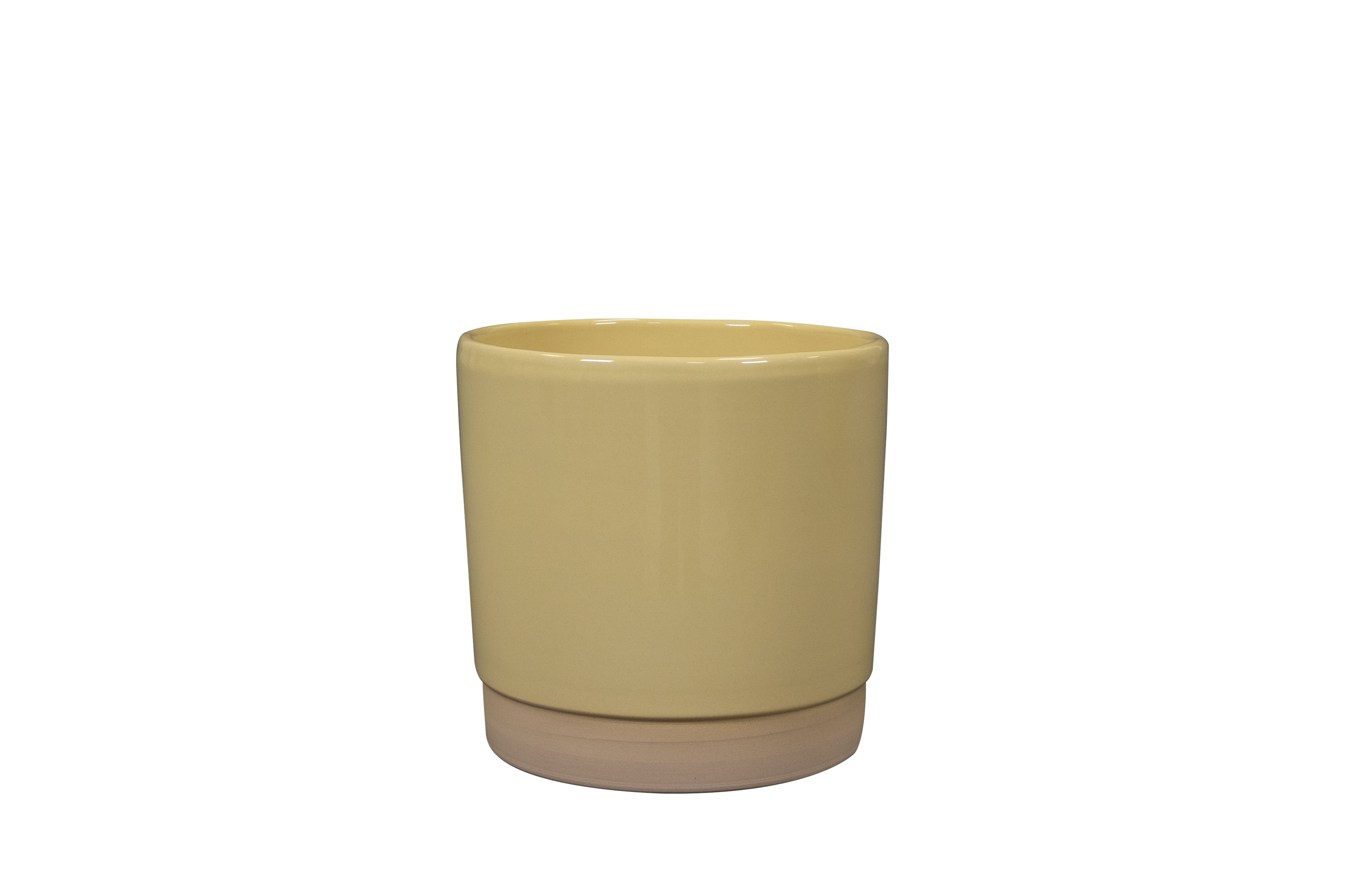 TS Saske - Bloempot - pastelgeel - 11 cm