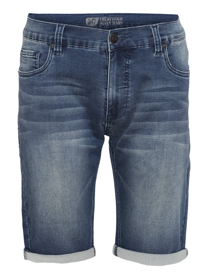 247 Jeans Elm Short 002 - Korte spijkerbroek - Denim blauw - 31 247 Jeans Elm Short 002 - Korte spijkerbroek - Denim blauw - 31