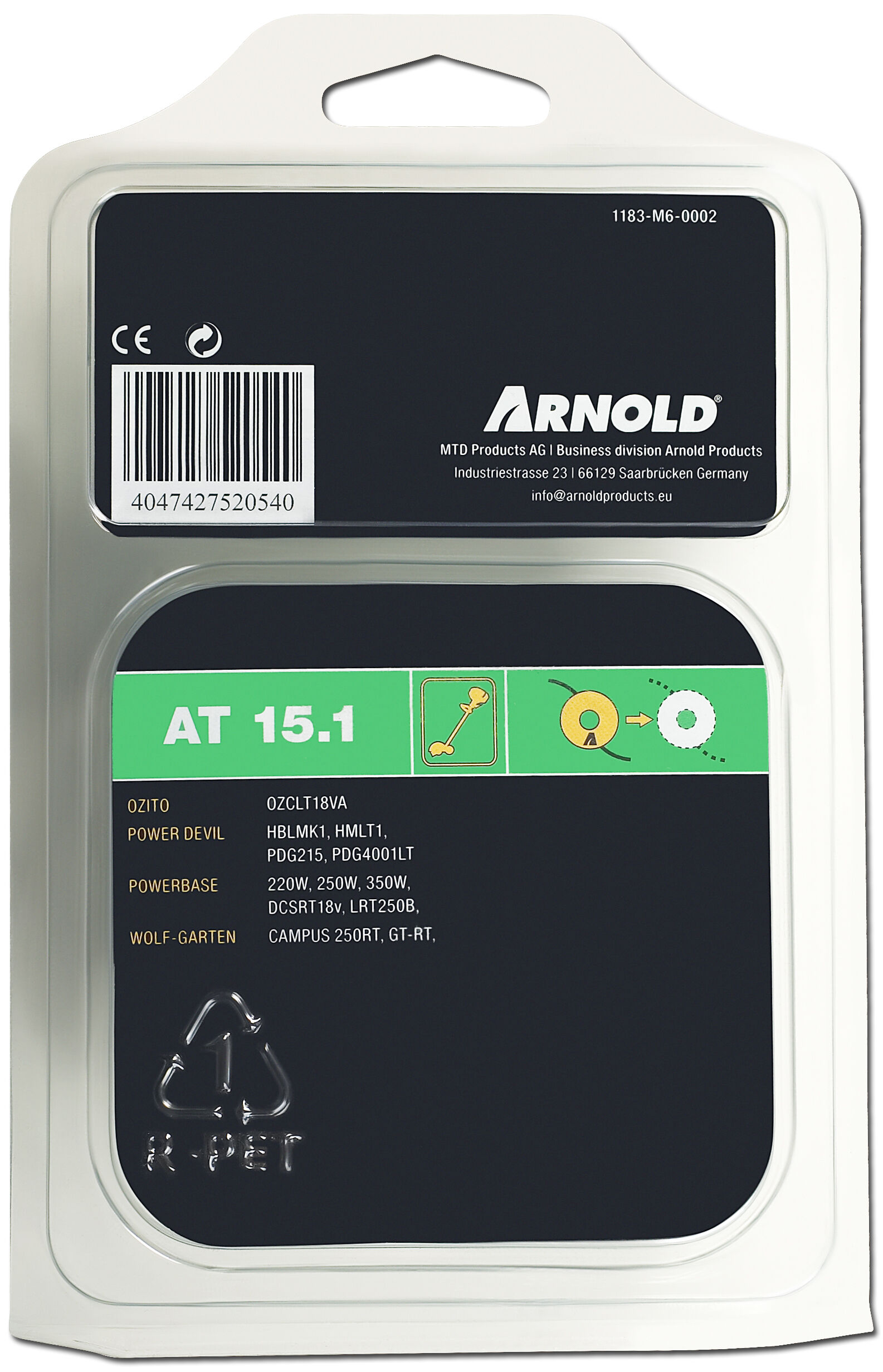 Arnold AT15.1 - Trimmerspoel - 300 cm
