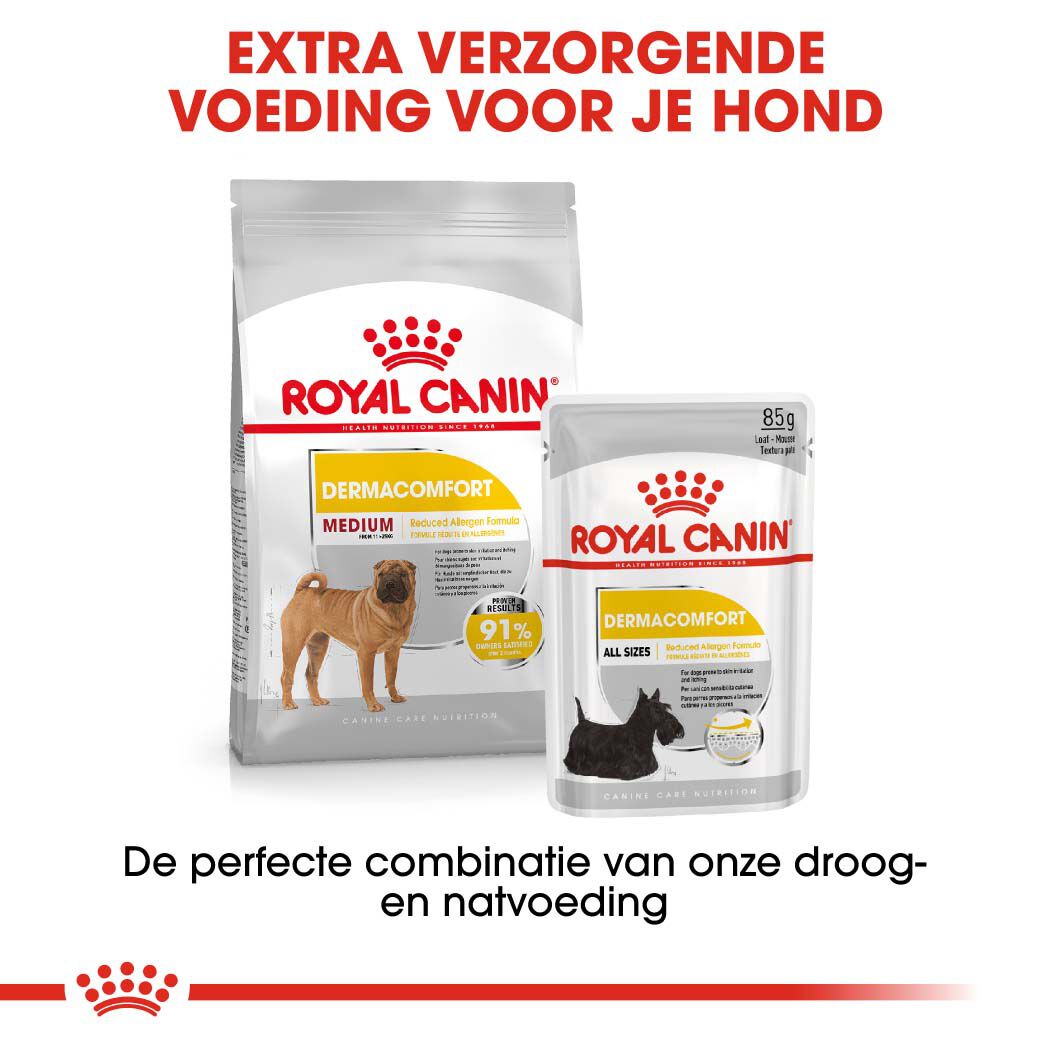 Royal Canin SHN Medium Dermacomfort - Hondenvoer - 3 Kilogram - gevogelte