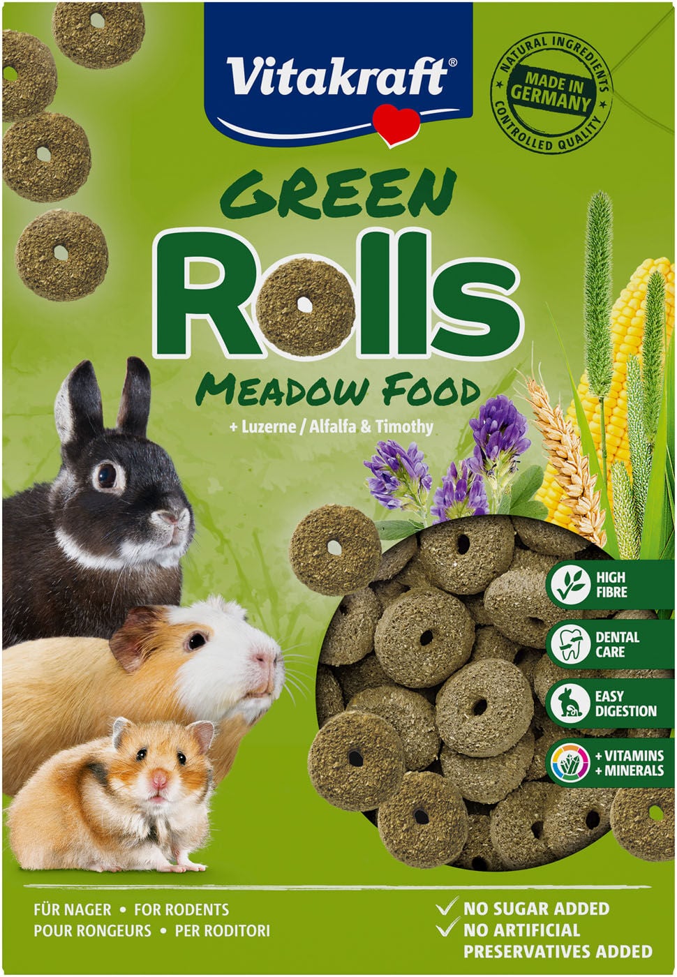 Vitakraft Green Roll - Konijn & Knaagdier Snacks